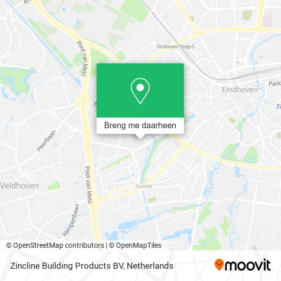 Zincline Building Products BV kaart