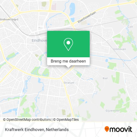 Kraftwerk Eindhoven kaart