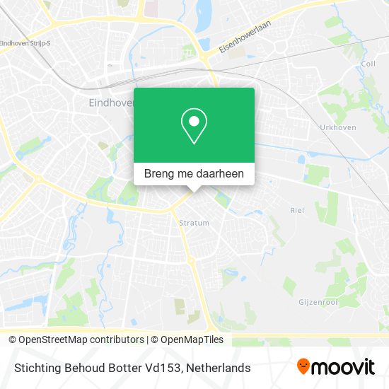 Stichting Behoud Botter Vd153 kaart