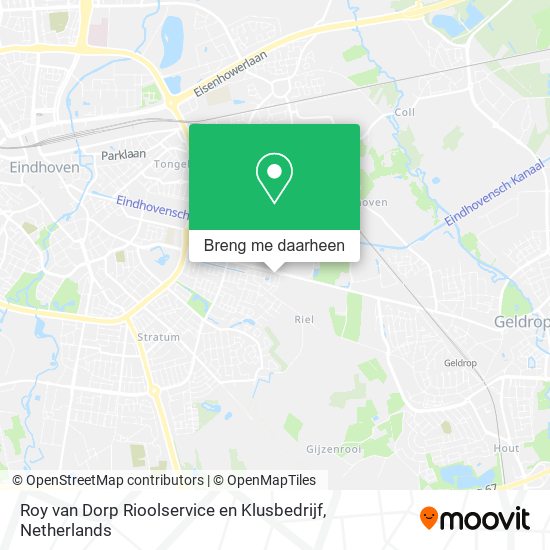 Roy van Dorp Rioolservice en Klusbedrijf kaart
