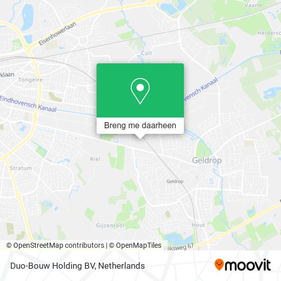 Duo-Bouw Holding BV kaart