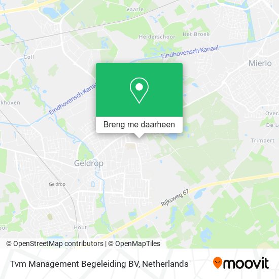 Tvm Management Begeleiding BV kaart