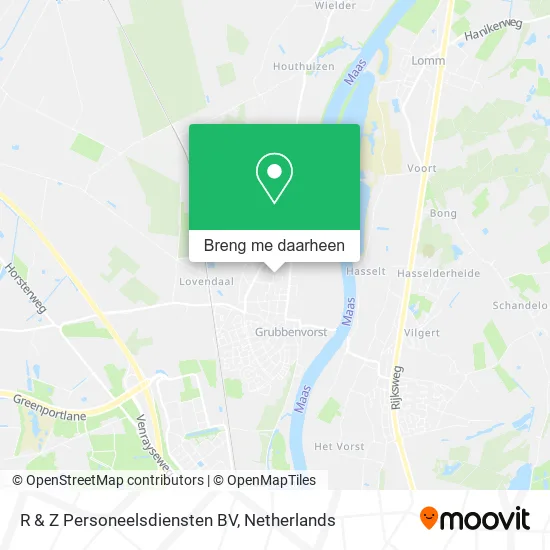 R & Z Personeelsdiensten BV kaart
