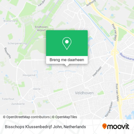 Bisschops Klussenbedrijf John kaart