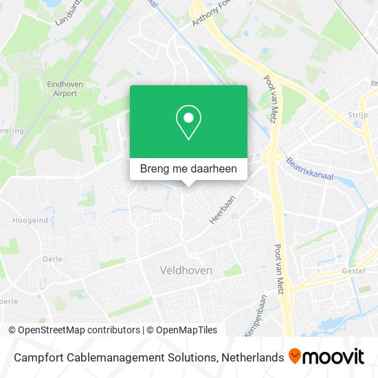 Campfort Cablemanagement Solutions kaart