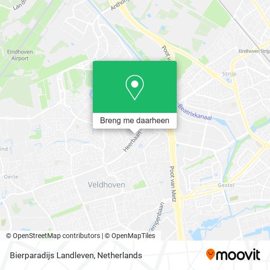 Bierparadijs Landleven kaart