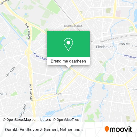 Oamkb Eindhoven & Gemert kaart