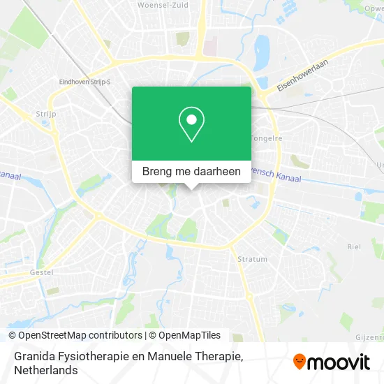Granida Fysiotherapie en Manuele Therapie kaart