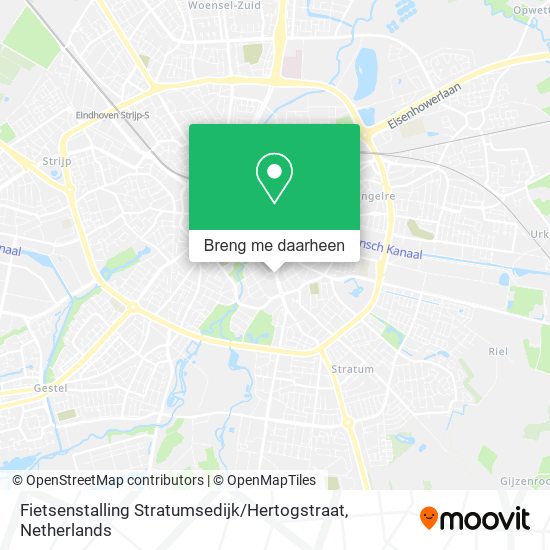 Fietsenstalling Stratumsedijk / Hertogstraat kaart