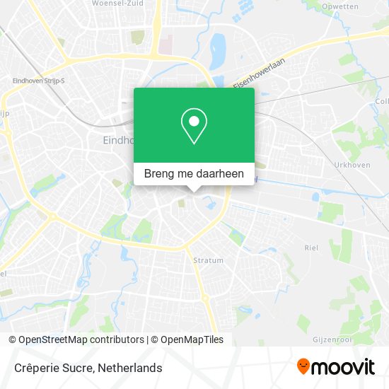 Crêperie Sucre kaart