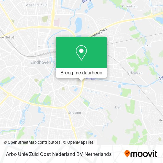 Arbo Unie Zuid Oost Nederland BV kaart