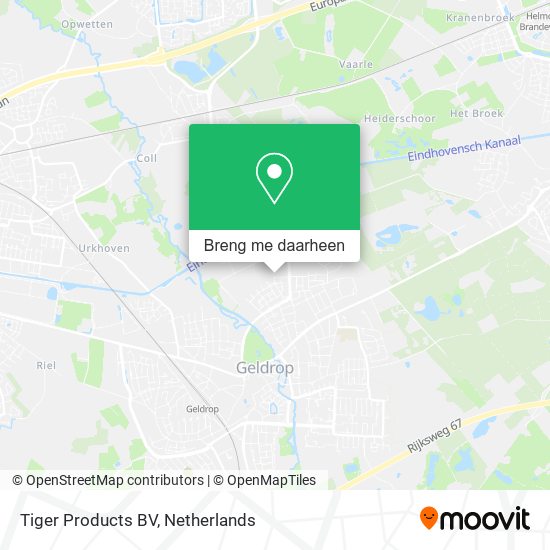 Tiger Products BV kaart