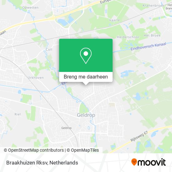 Braakhuizen Rksv kaart