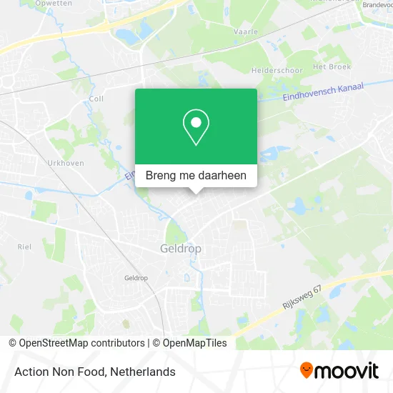 Action Non Food kaart