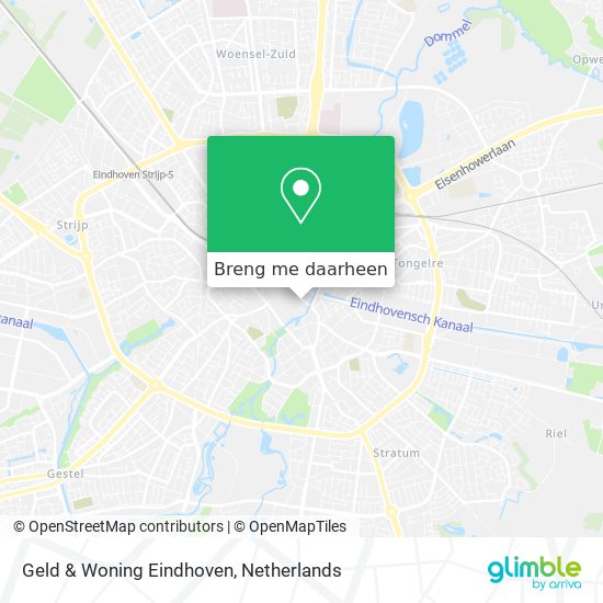 Geld & Woning Eindhoven kaart