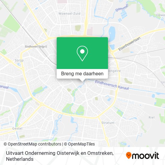 Uitvaart Onderneming Oisterwijk en Omstreken kaart