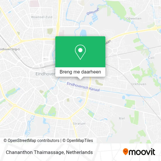 Chananthon Thaimassage kaart