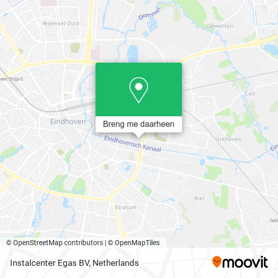 Instalcenter Egas BV kaart