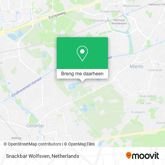 Snackbar Wolfsven kaart