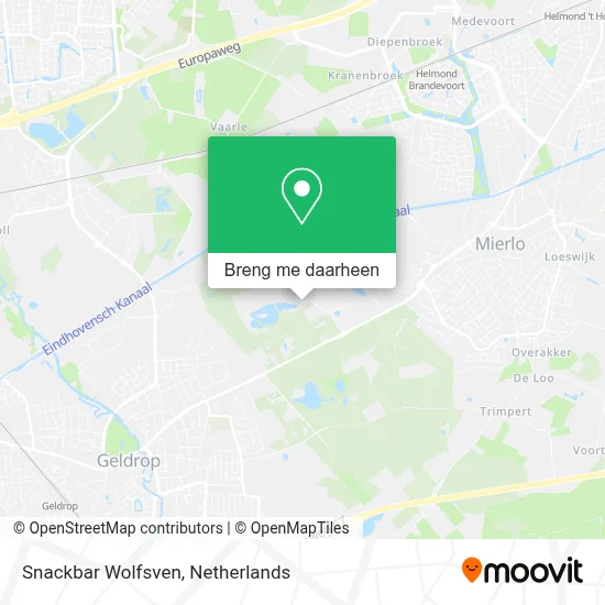 Snackbar Wolfsven kaart