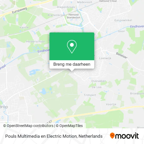 Pouls Multimedia en Electric Motion kaart