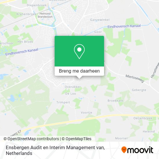 Ensbergen Audit en Interim Management van kaart
