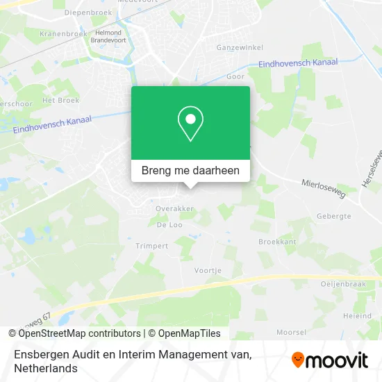 Ensbergen Audit en Interim Management van kaart