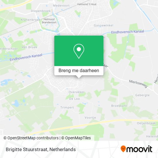 Brigitte Stuurstraat kaart