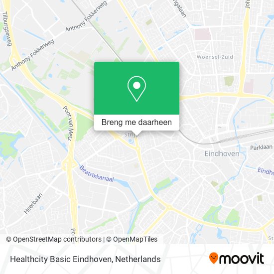 Healthcity Basic Eindhoven kaart