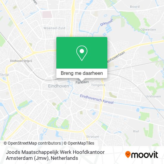 Joods Maatschappelijk Werk Hoofdkantoor Amsterdam (Jmw) kaart