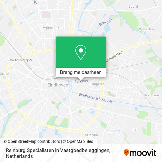 Reinburg Specialisten in Vastgoedbeleggingen kaart