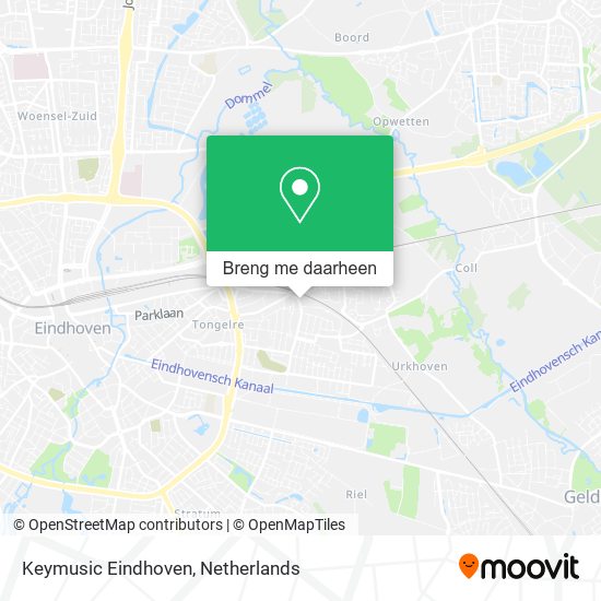 Keymusic Eindhoven kaart