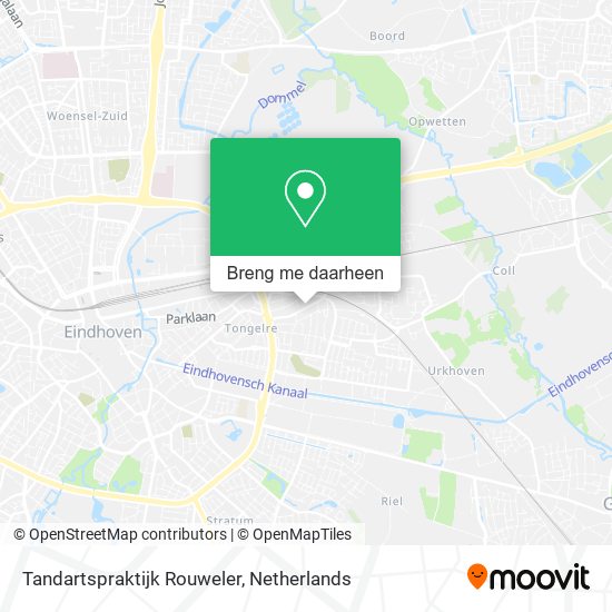 Tandartspraktijk Rouweler kaart