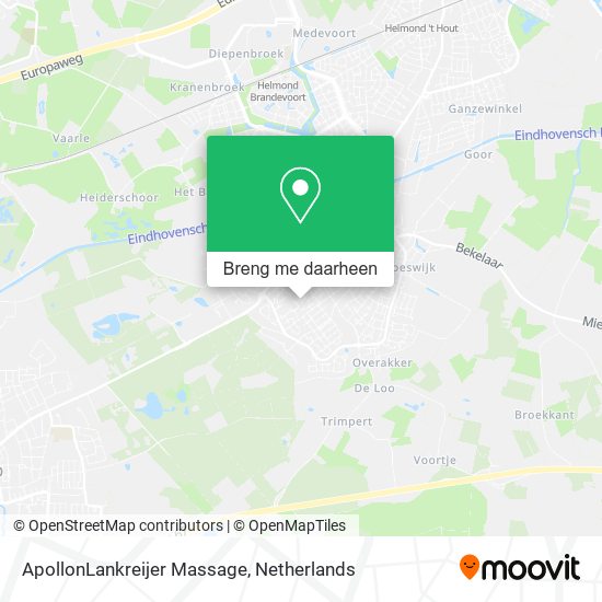 ApollonLankreijer Massage kaart