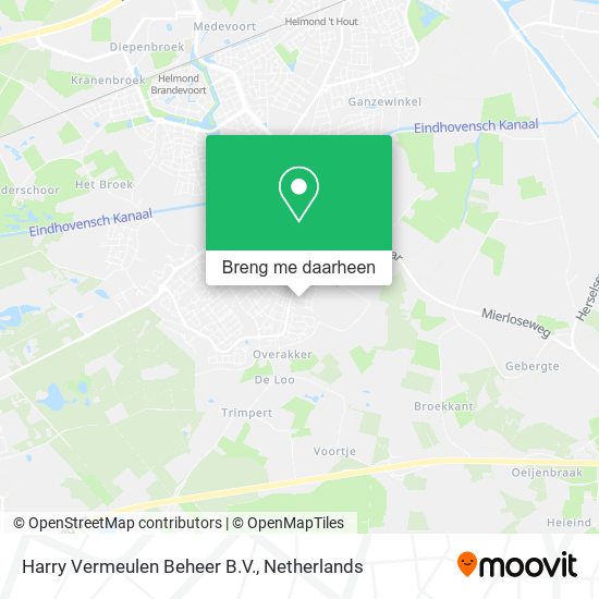 Harry Vermeulen Beheer B.V. kaart