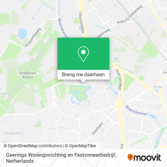 Geerings Woninginrichting en Festonneerbedrijf kaart