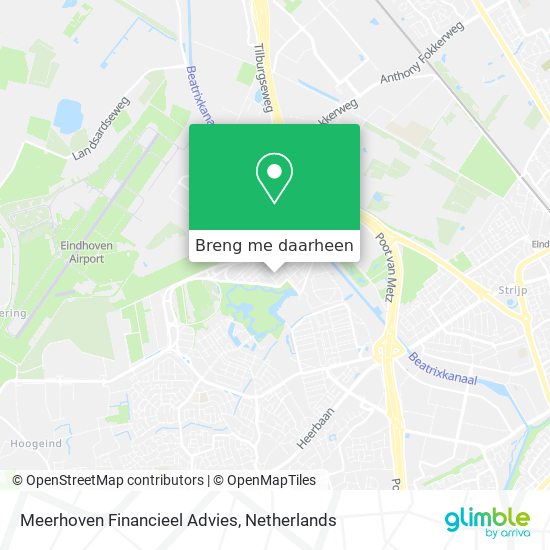 Meerhoven Financieel Advies kaart