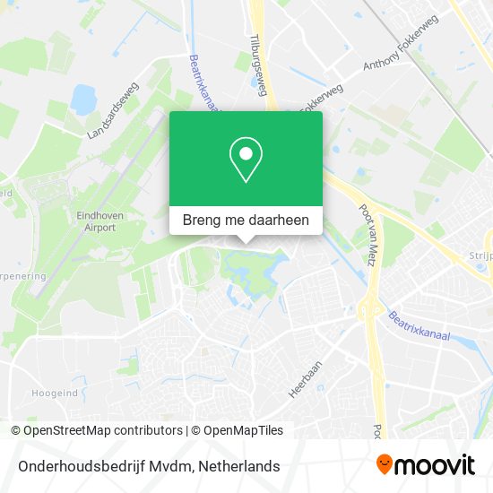 Onderhoudsbedrijf Mvdm kaart