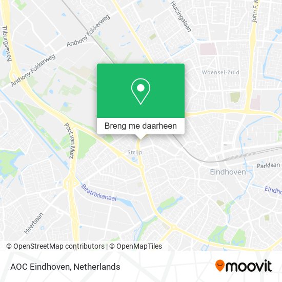 AOC Eindhoven kaart