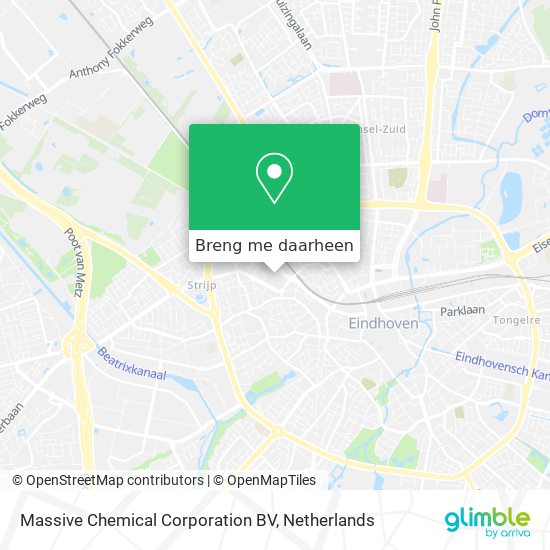 Massive Chemical Corporation BV kaart