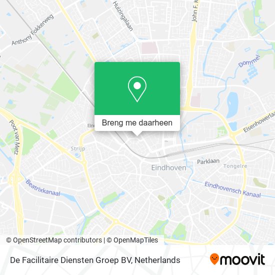 De Facilitaire Diensten Groep BV kaart