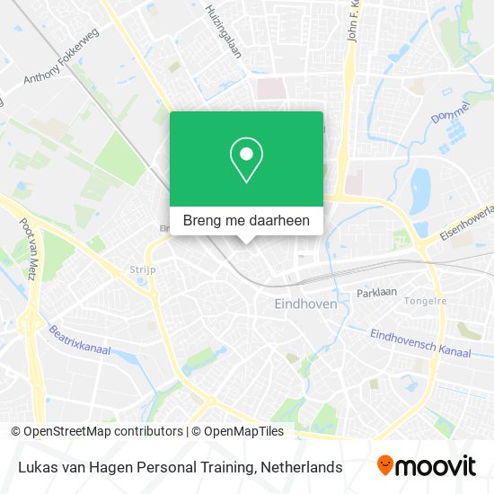 Lukas van Hagen Personal Training kaart