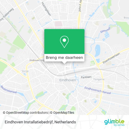 Eindhoven Installatiebedrijf kaart