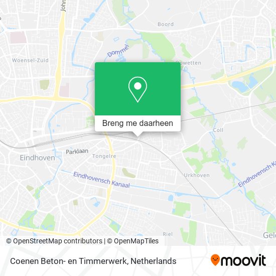 Coenen Beton- en Timmerwerk kaart
