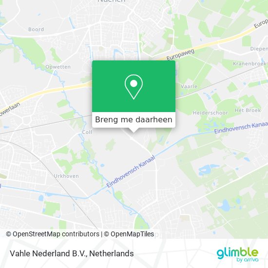 Vahle Nederland B.V. kaart