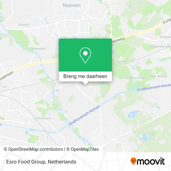 Esro Food Group kaart