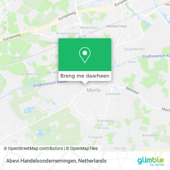 Abevi Handelsondernemingen kaart