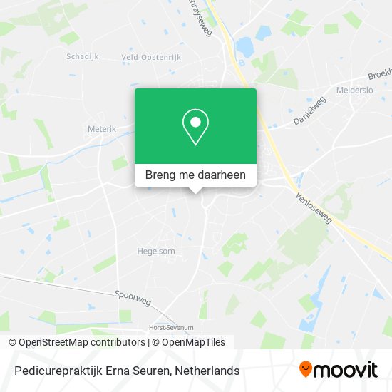 Pedicurepraktijk Erna Seuren kaart