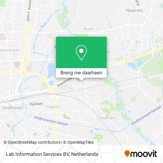 Lab Information Services BV kaart