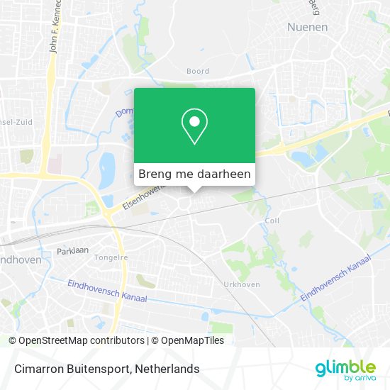 Cimarron Buitensport kaart